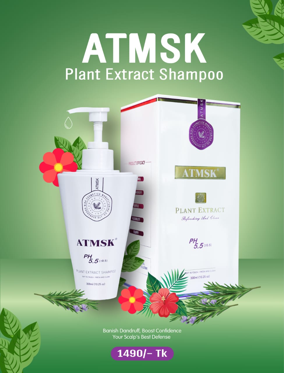 ATMSK Plant Extract Shampoo